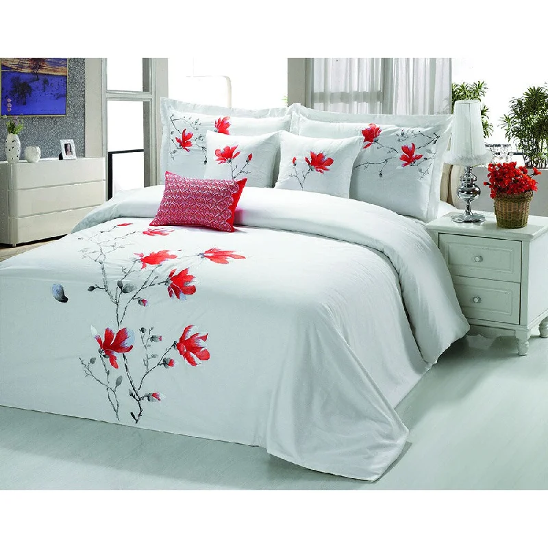 Wool - filled comforters with natural moisture - wicking and temperature - regulating featuresSandra Venditti - Alice 6pc Embroidered Comforter Set