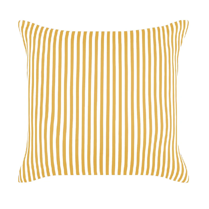 Silk Pillows for Smooth Skin and HairThe Ochre Striped Square Throw Pillow