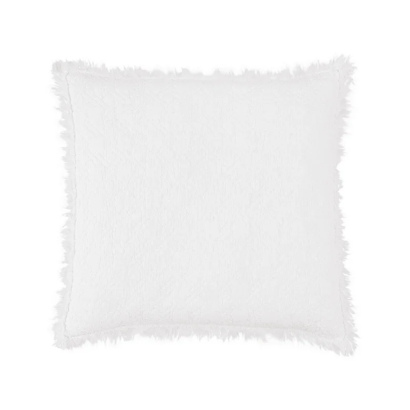 Cotton - filled comforters for a breathable and natural sleep experienceTrellis White Euro Sham Set