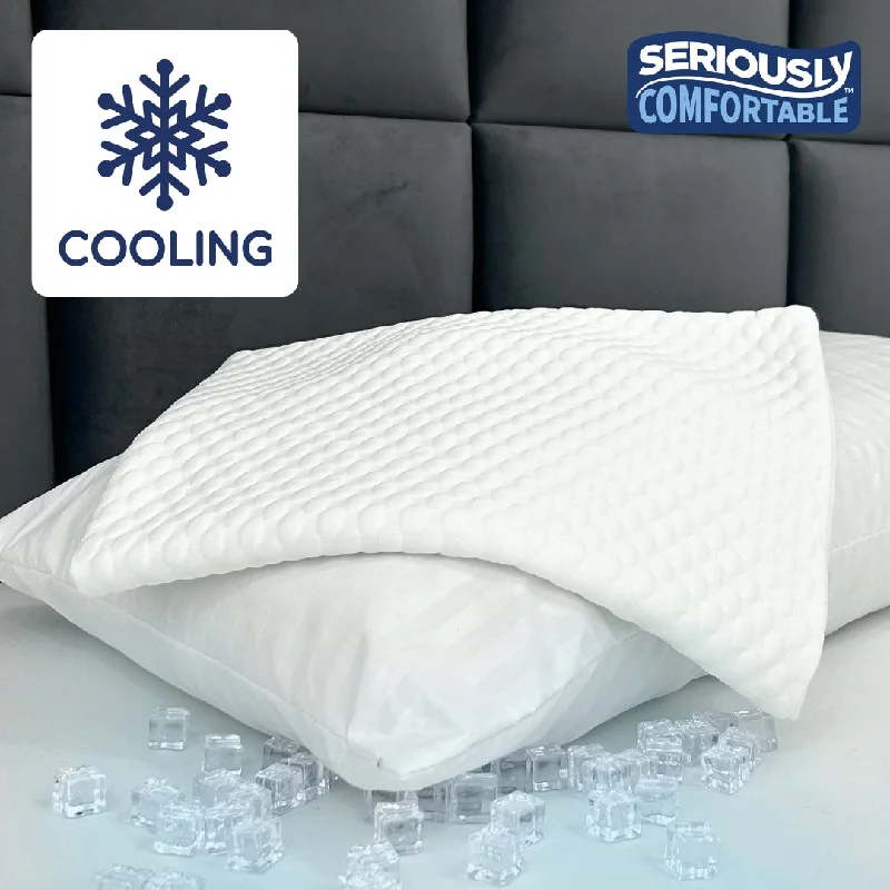 Silk Pillows for Smooth Skin and HairSeriously Comfortable CoolZone™ Pillow Cover