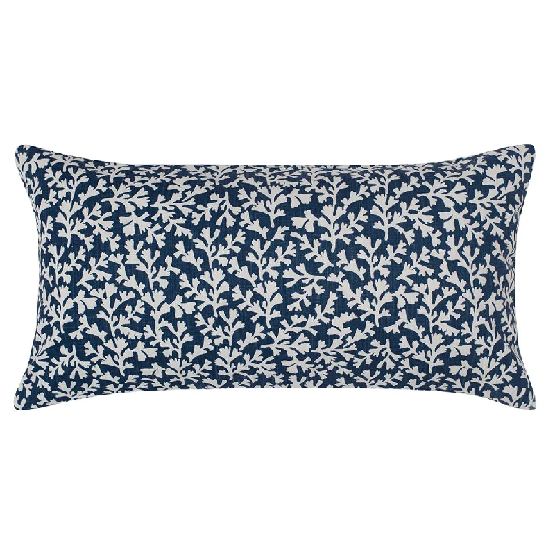 Down Alternative Pillows for Ethical ChoicesThe Navy Ocean Reef Throw Pillow