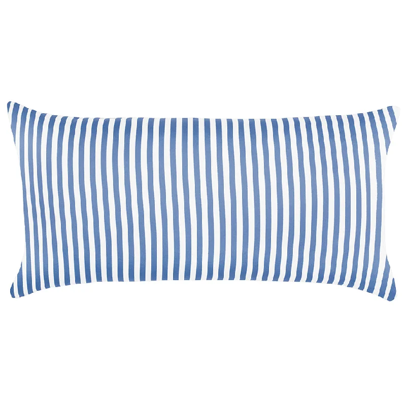Decorative Pillows for Living Room MakeoverCapri Blue Striped Throw Pillow