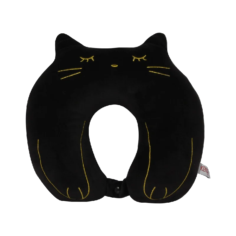Silk Pillows for Smooth Skin and HairYabu Black Cat Travel Pillow