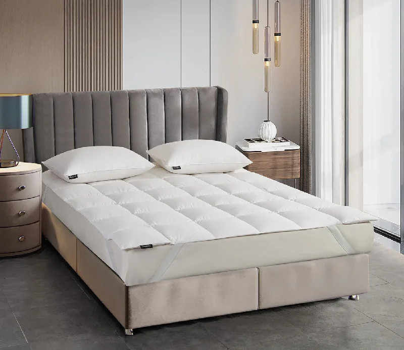 Adjustable Pillows for Customized ComfortBeautyrest Tencel Cotton Blend Breathable RDS Down Mattress Topper Adjustable Pillows for Customized ComfortBeautyrest Tencel Cotton Blend Breathable RDS Down Mattress Topper