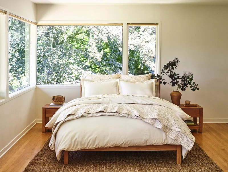 Wool - filled comforters with natural moisture - wicking and temperature - regulating featuresPebbled Handstitched Quilt Set Wool - filled comforters with natural moisture - wicking and temperature - regulating featuresPebbled Handstitched Quilt Set