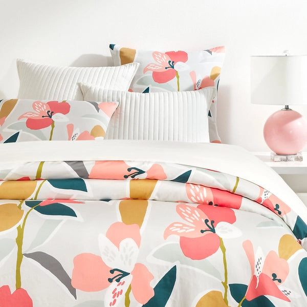 Moisture - wicking duvet covers to prevent night sweatsPine Cone Hill Lilium Multi Duvet Cover Moisture - wicking duvet covers to prevent night sweatsPine Cone Hill Lilium Multi Duvet Cover