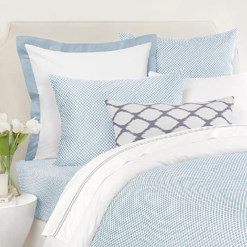 Organic cotton duvet covers for a chemical - free and eco - friendly optionEdie French Blue Duvet Cover