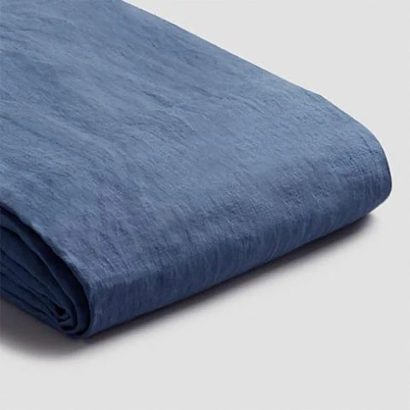 California king - size duvet covers for the extra - long and wide California king bedsBlueberry Linen Blend Duvet Cover California king - size duvet covers for the extra - long and wide California king bedsBlueberry Linen Blend Duvet Cover