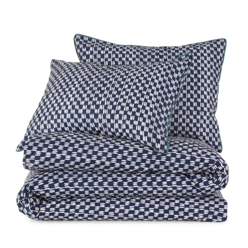 Silk - filled comforters for a luxurious and smooth touchPetite Painted Check Deep Indigo Comforter Set from Novogratz by Utica Silk - filled comforters for a luxurious and smooth touchPetite Painted Check Deep Indigo Comforter Set from Novogratz by Utica