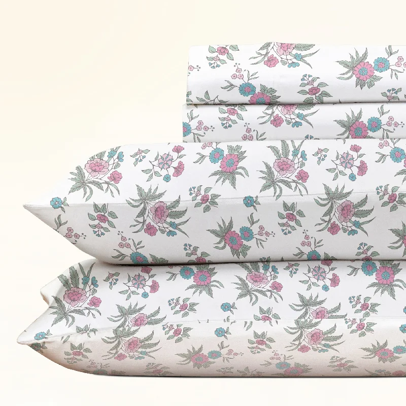 Polyester - Cotton Blend Sheets for Durability and ComfortSheet Set - 400 Thread Count - Dream Comfort