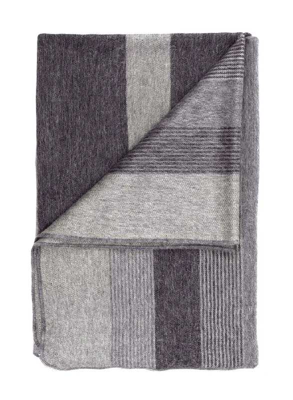 Chenille blankets with a thick and fuzzy textureAlpaca Throw Blanket - Charcoal