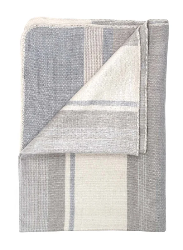 Linen blankets with a rustic and textured lookAlpaca Throw Blanket - Silver Birch