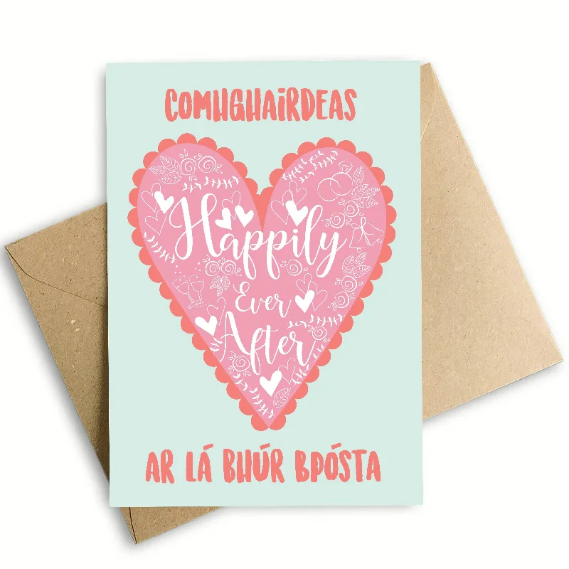 Recycled polyester blankets for an eco - conscious optionHappily Ever After Wedding Card