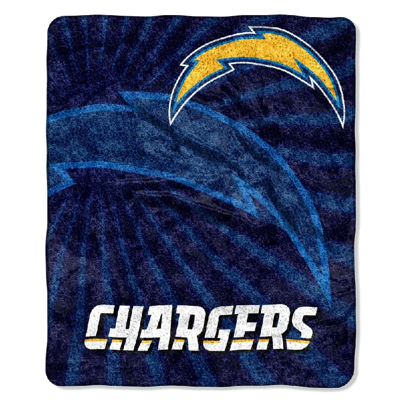 Recycled polyester blankets for an eco - conscious optionNFL 065 Chargers Sherpa Strobe Throw Recycled polyester blankets for an eco - conscious optionNFL 065 Chargers Sherpa Strobe Throw