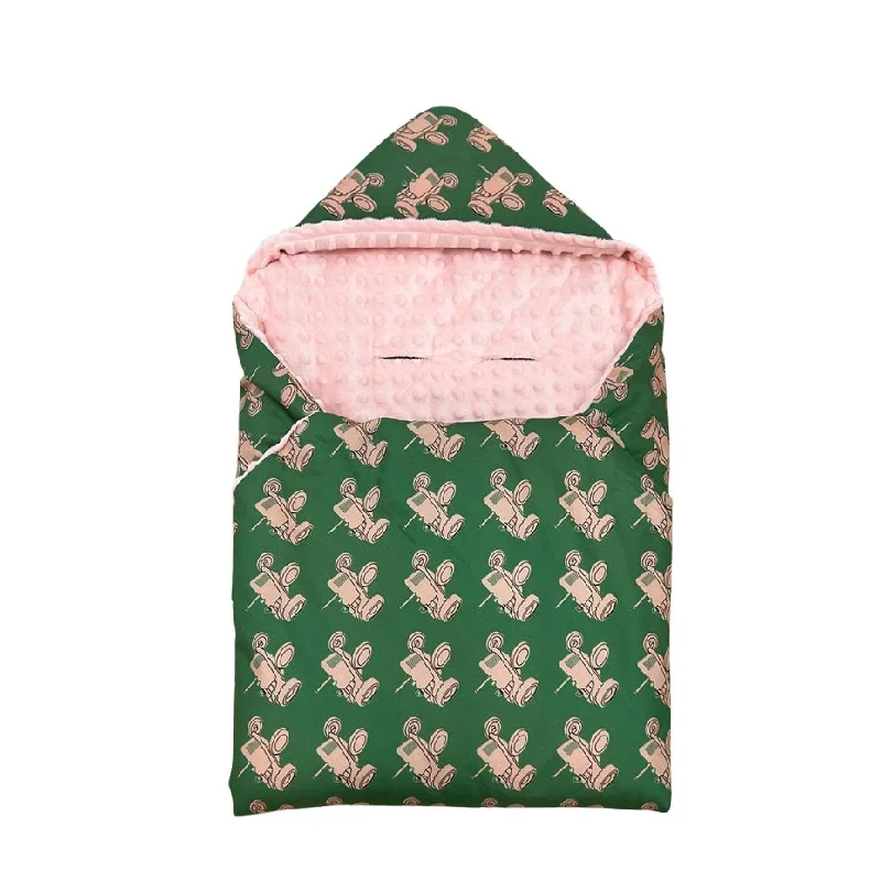 Wool blankets with natural warmth and insulationPink Tractor travel blanket