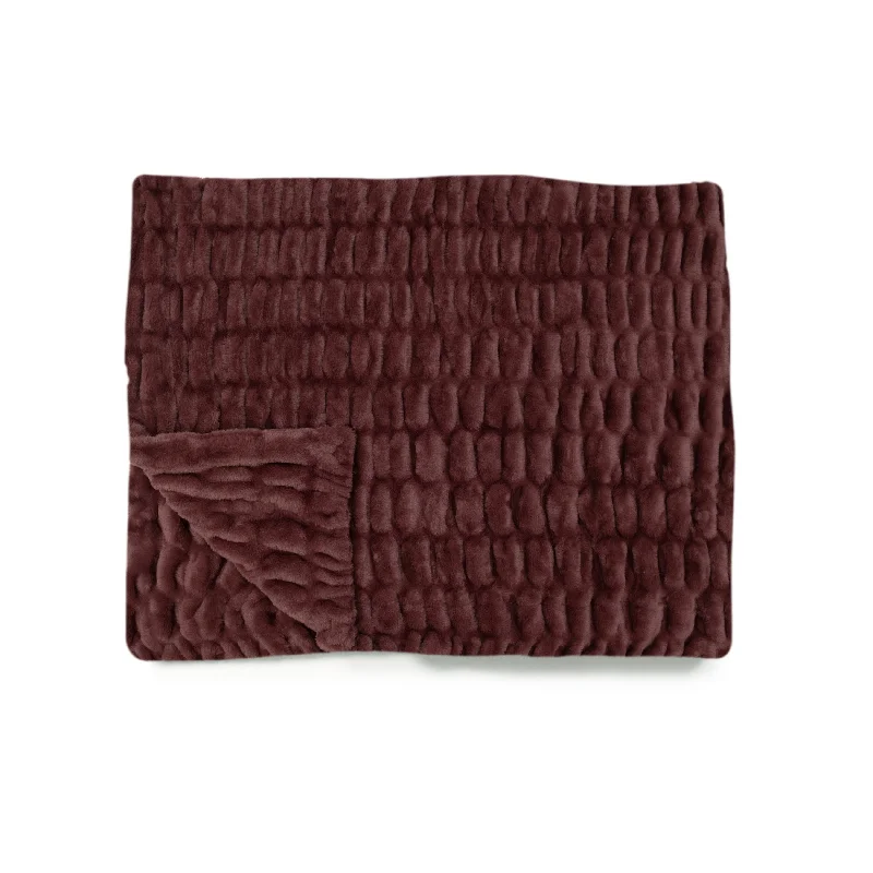 Rayon from bamboo blankets for a silky and breathable feelCLJ Raisin