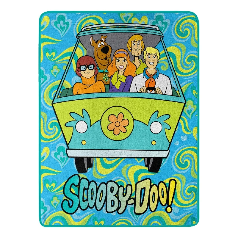 Alpaca wool blankets for a hypoallergenic and warm optionScooby Doo Groovy Baby Micro Raschel Throw Blanket