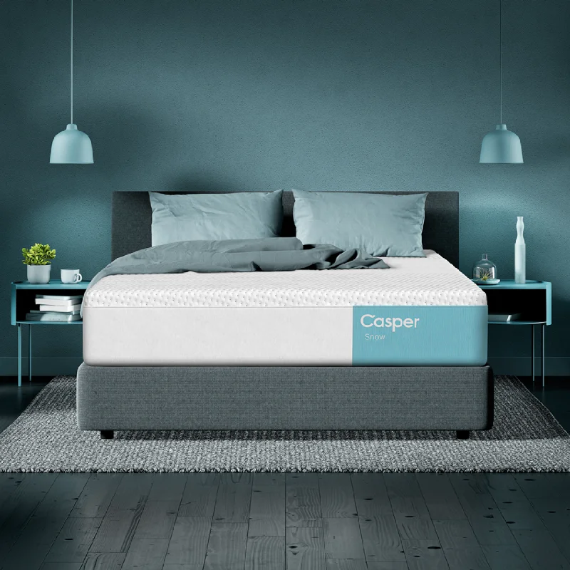 Polyester - foam mattresses for budget - friendly optionsCasper Snow Cooling Hybrid 12" Medium Mattress Polyester - foam mattresses for budget - friendly optionsCasper Snow Cooling Hybrid 12" Medium Mattress