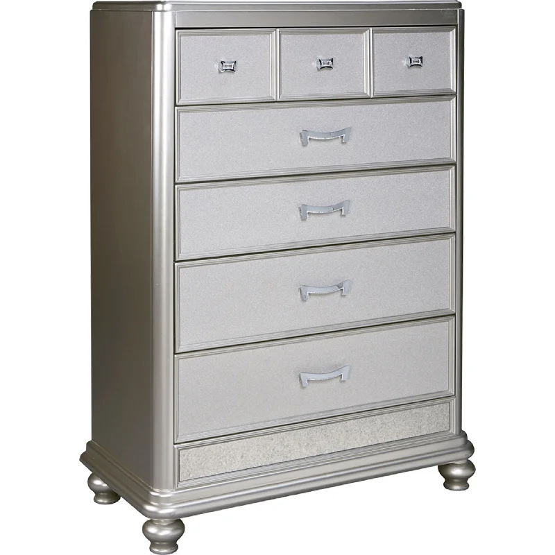 Memory foam mattresses for pressure relief and contouringCoralayne 5 Drawer Chest - Silver