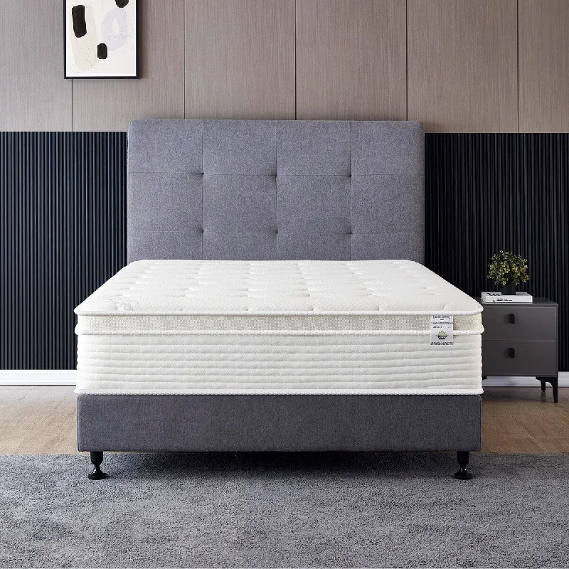 Wool - filled mattresses for natural insulation and moisture - wickingTwin Size Mattress - 12 Inch Cool Memory Foam & Spring Hybrid Mattress with Breathable Cover - Comfort Plush Euro Pillow Top Wool - filled mattresses for natural insulation and moisture - wickingTwin Size Mattress - 12 Inch Cool Memory Foam & Spring Hybrid Mattress with Breathable Cover - Comfort Plush Euro Pillow Top
